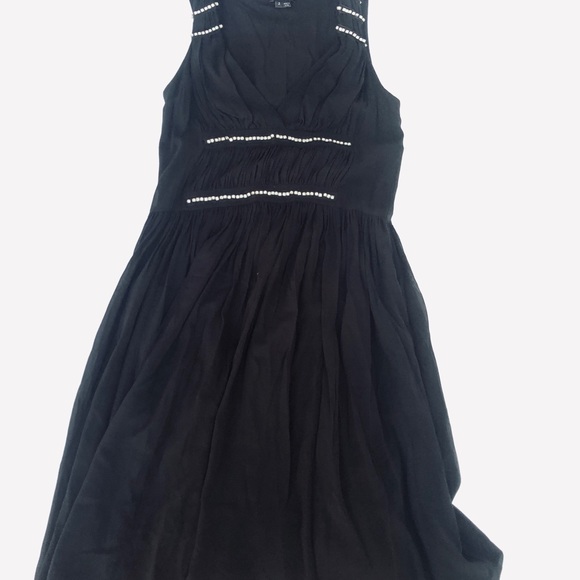 THEORY BLACK MIDI SLEEVELESS DRESS - Picture 6 of 12